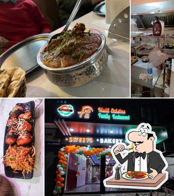 Food at FullFill Restaurant