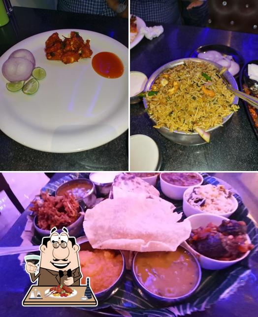 Try out meat dishes at Hotel Sri Raghavendra Udupi Veg
