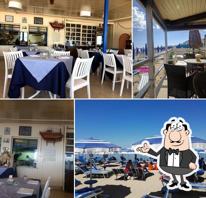 Gli interni di Lido Sirena Beach