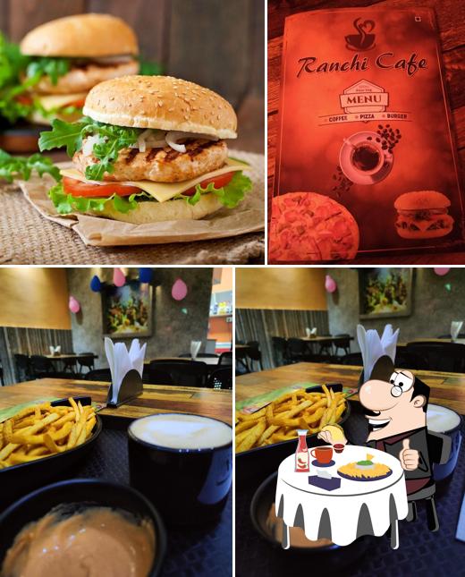 Try out a burger at Ranchi cafe