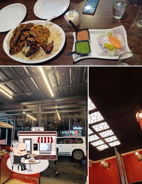 Check out the photo showing exterior and food at Arabian Grill & Fry Near Kannikamath Palakkad