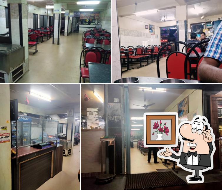 The interior of Udupi Hotel Anand