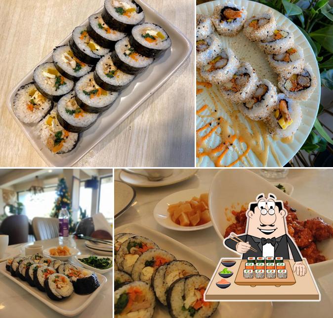 Get various sushi options