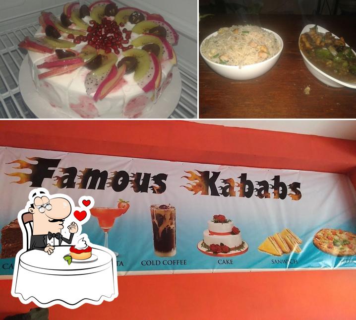 Famous Kebabs serves a variety of desserts
