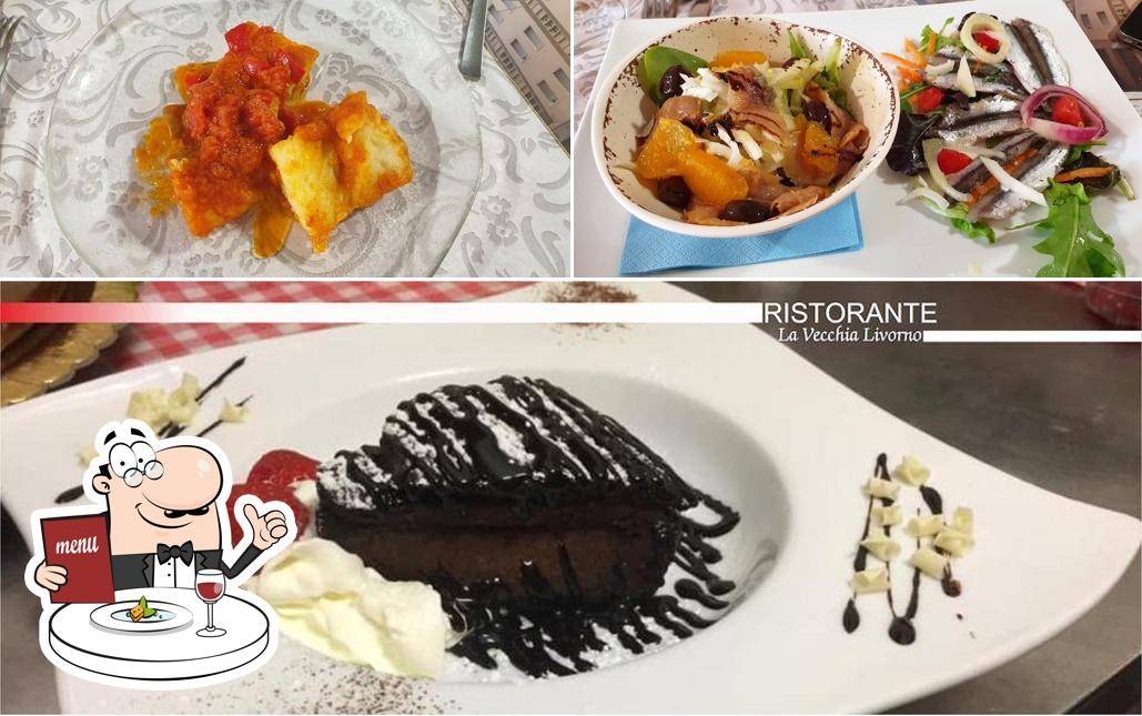 Cibo al Ristorante Vecchia Livorno di Baldacci Rossella