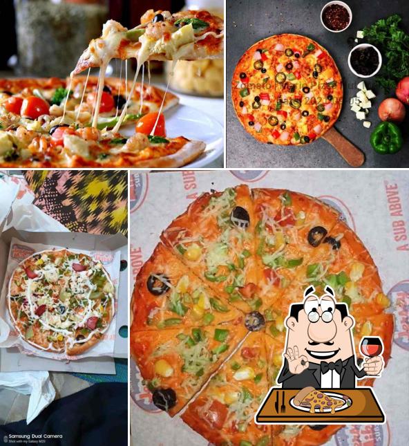 Try out pizza at Mario Pizza Hut
