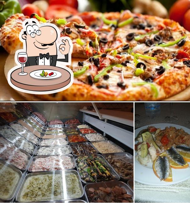 Cibo al Pizzeria Dilizi