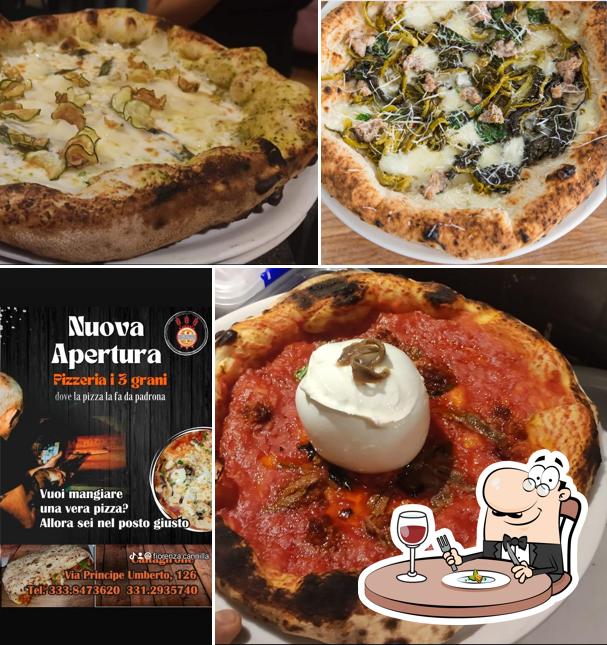 Cibo al Pizzeria i 3 Grani