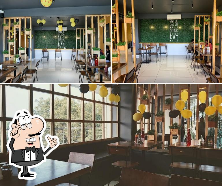 The interior of Size Zero Cafe