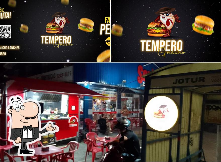 Veja imagens do interior do Tempero Gaúcho Lanches
