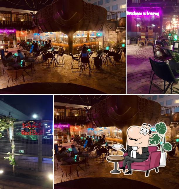 The interior of The Flying Dutchman, Noida, Sector 63
