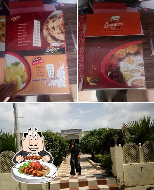 Among different things one can find food and exterior at Shree Sangam Restaurant and Banquet Hall