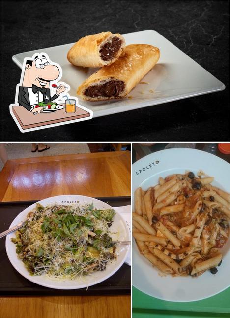 Comida em Restaurante Spoleto