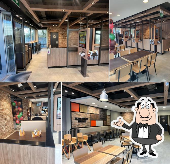 L'intérieur de Burger King