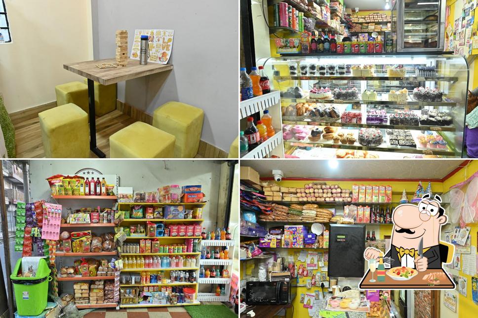 Meals at Dosti Cafe and Raju Bakery