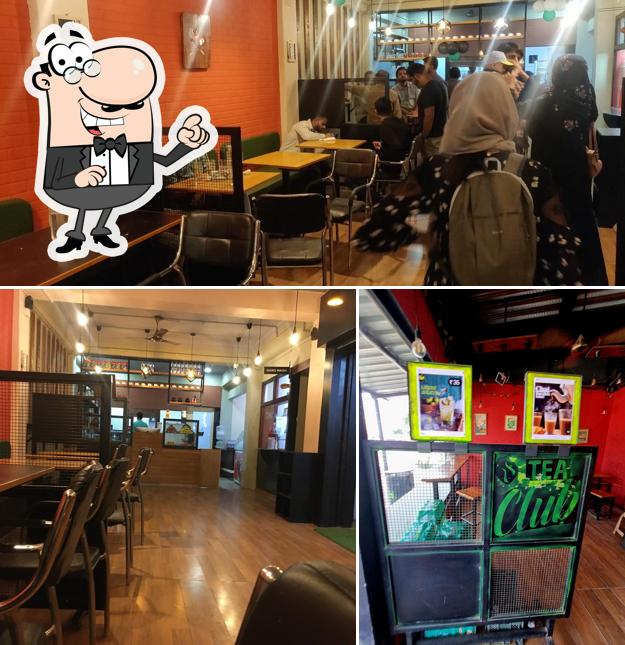 The interior of Munchers Cafe