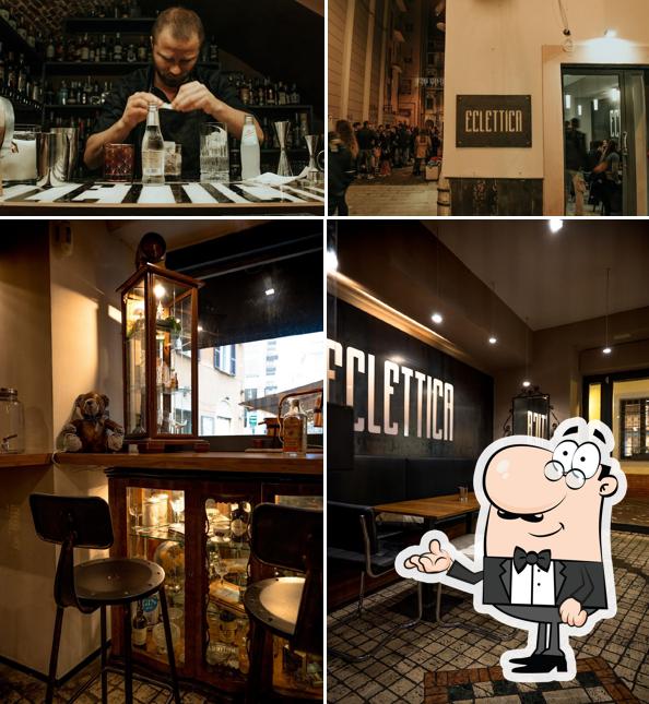 Dai un'occhiata agli interni di Eclettica Cocktail Lab