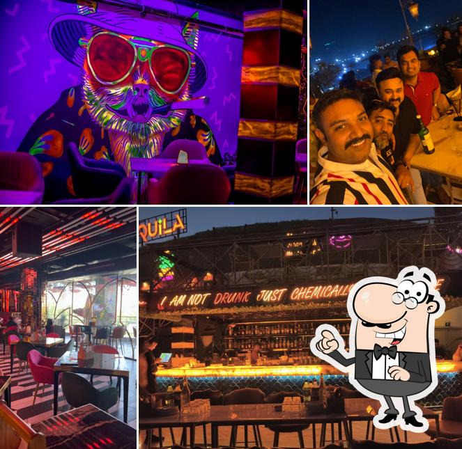 The interior of Trippy Tequila Noida