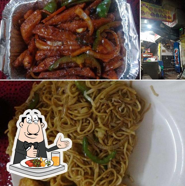 This is the picture depicting food and exterior at Akshu Chinese Hot Spot