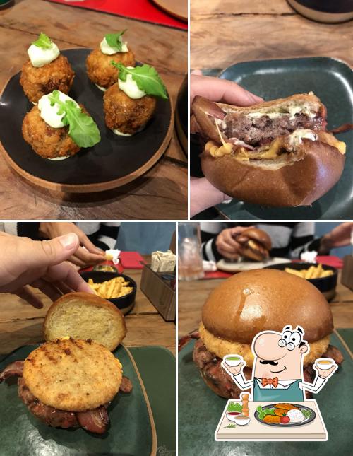 Platos en Cow Me Burger Parrilla