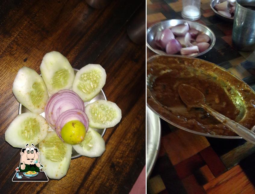 Food at Rajasthani Dhaba