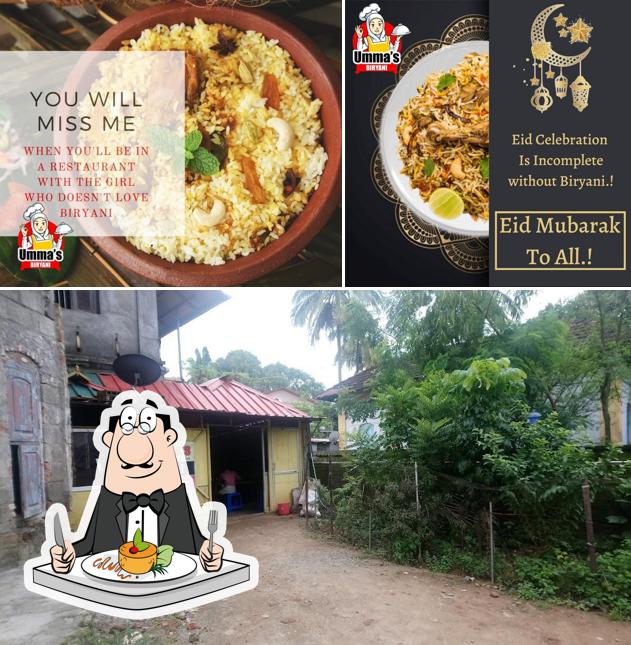 The restaurant's food and exterior