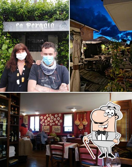 Ristorante La Pergola si caratterizza per la esterno e interni