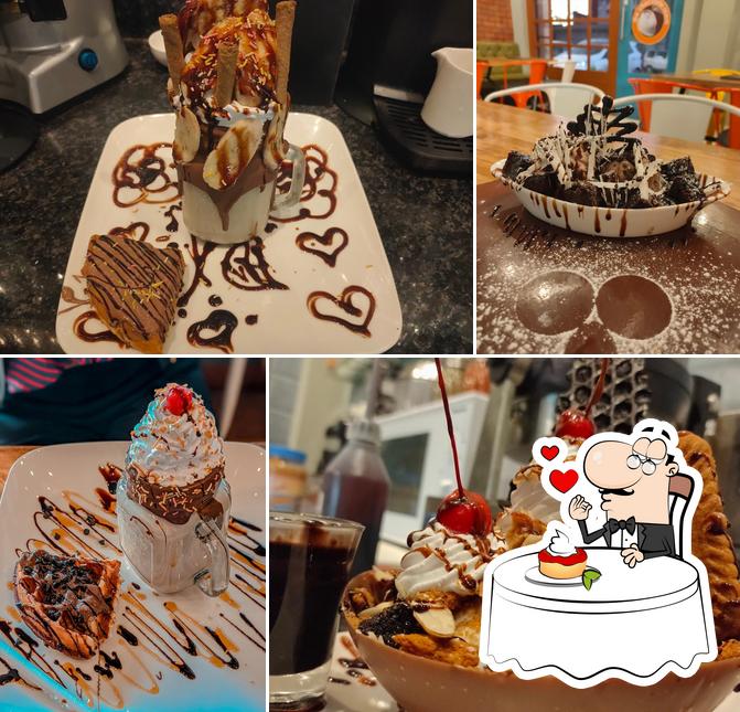 The Chocolate Room provides a selection of desserts