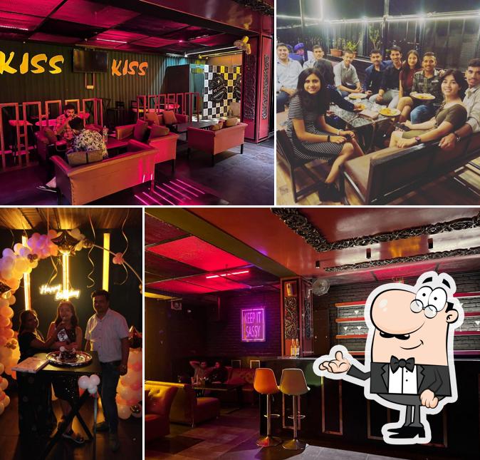 The interior of V2 Club