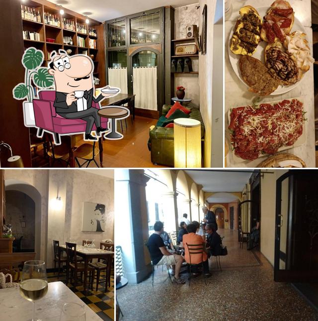 Gli interni di Osteria Solferino