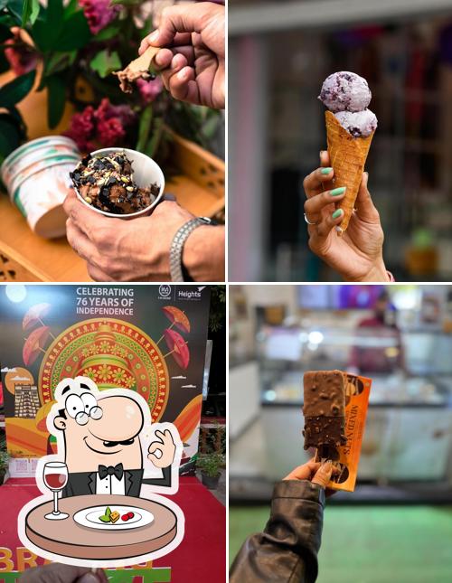 Food at Artiste - Handcrafted Ice Cream