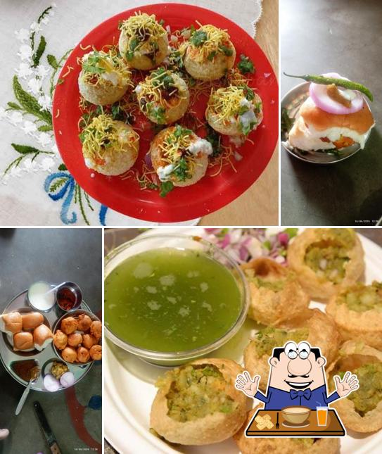 Food at Bharat panipuri aalu tikki