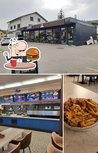 Prenditi un hamburger a Bos Diner