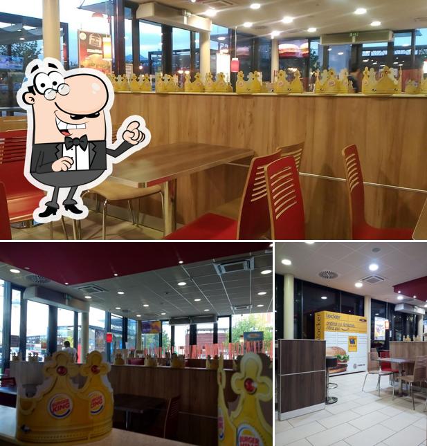 Gli interni di Burger King Gli interni di Burger King