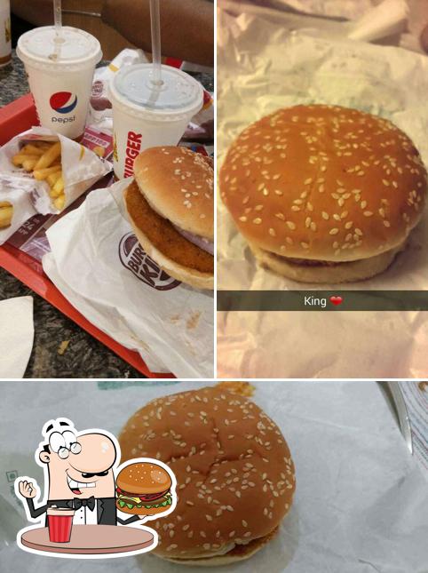 Try out a burger at Burger King