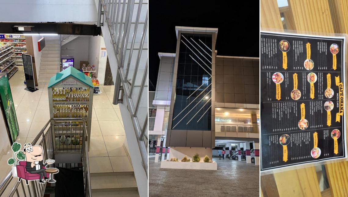 Take a seat at one of the tables at JOSH MALL