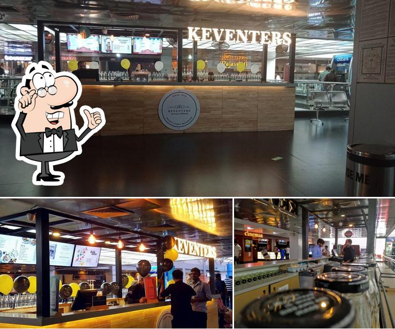 Take a seat at one of the tables at Keventers