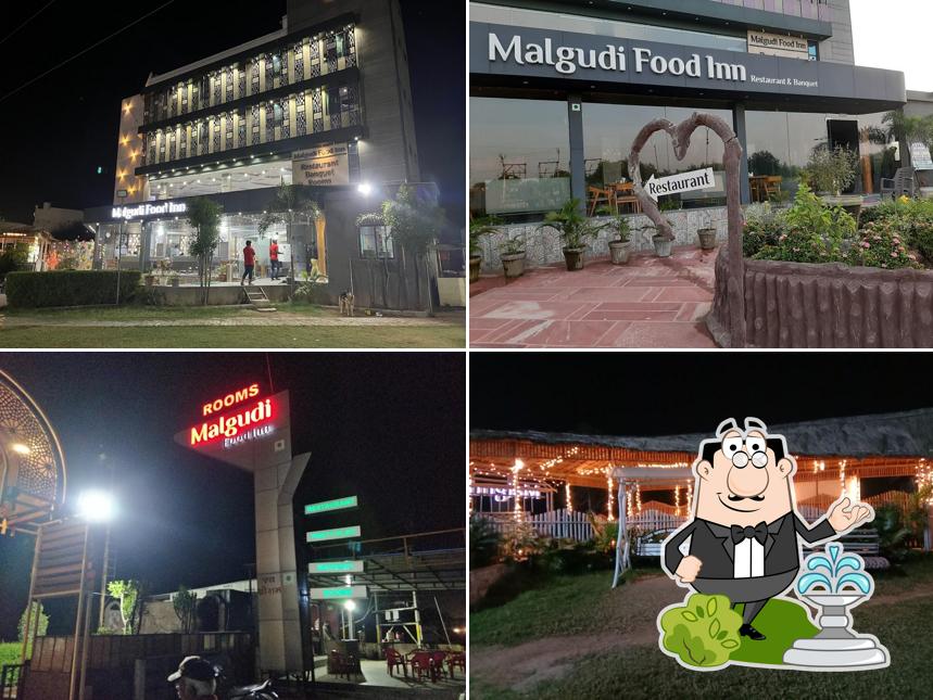 The exterior is an important feature of Malgudi Food Inn