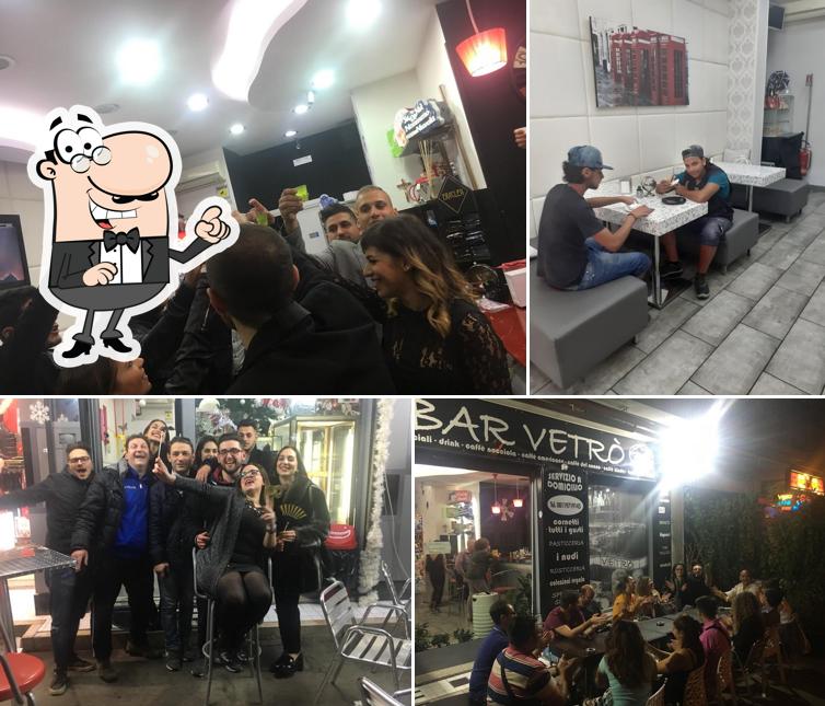 Gli interni di Bar Vetró