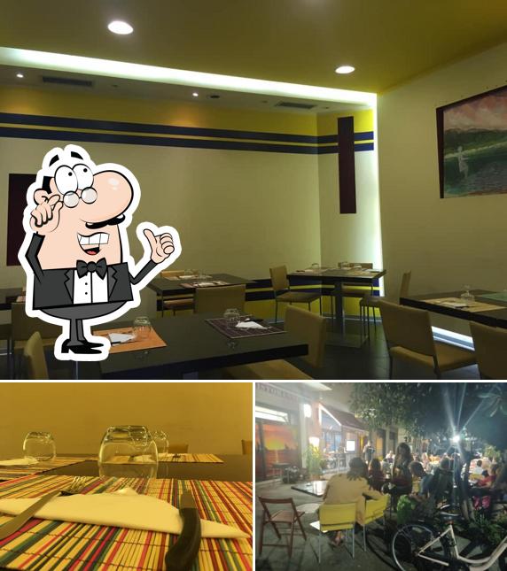 Gli interni di Bar ristopub uva