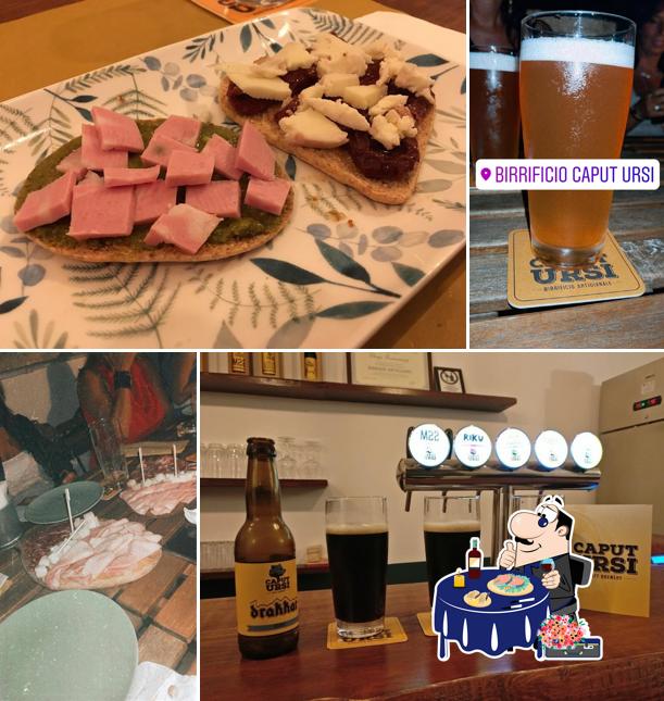 Sashimi al Birrificio Caput Ursi e tap room