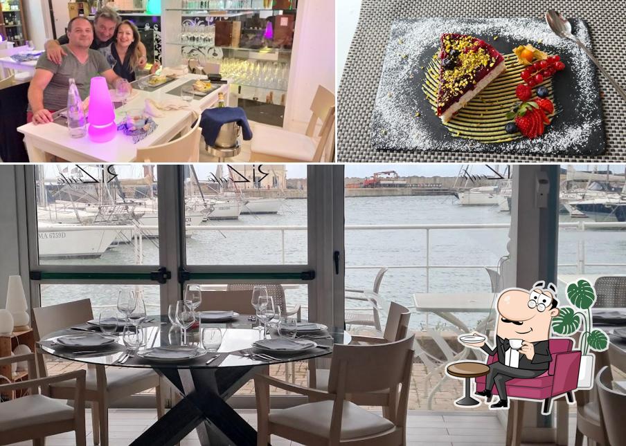 Tra le diverse cose da RIZcafè si possono trovare la interni e cibo