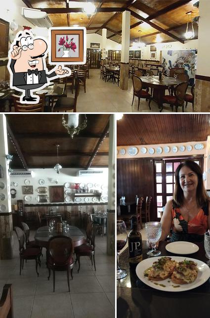 O interior do Appetito Trattoria Vino Musicale