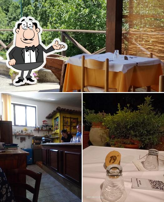 Gli interni di Da Agostino