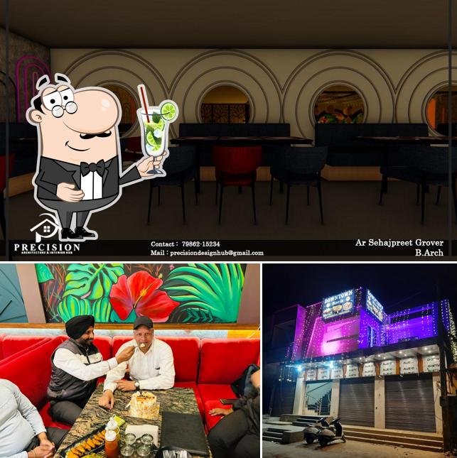 Enjoy a beverage at Downtown Dine in