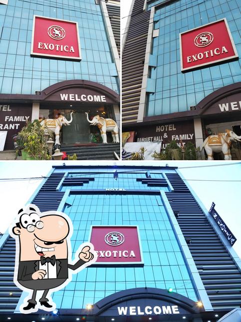 The exterior of HOTEL S S Exotica Patna
