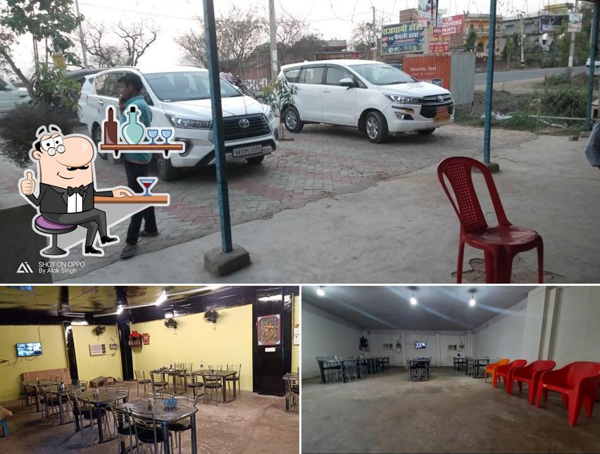 The interior of Rajdhani hotel and family dhaba