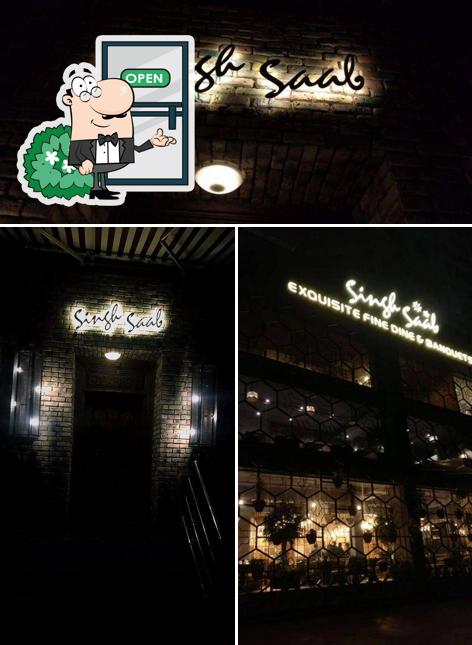 Check out how Singh Saab Fine Dine and Banquets looks outside