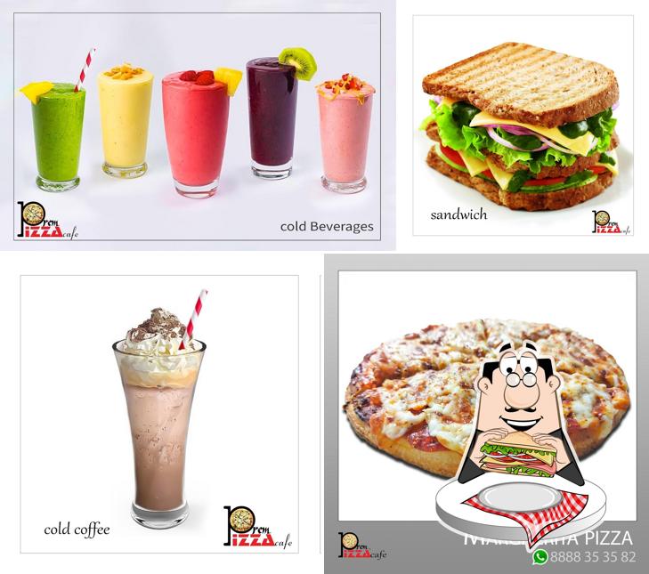 Club sandwich at prem pizza cafe