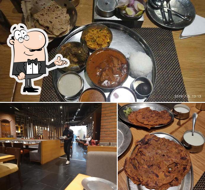 The interior of Wah! Marathi